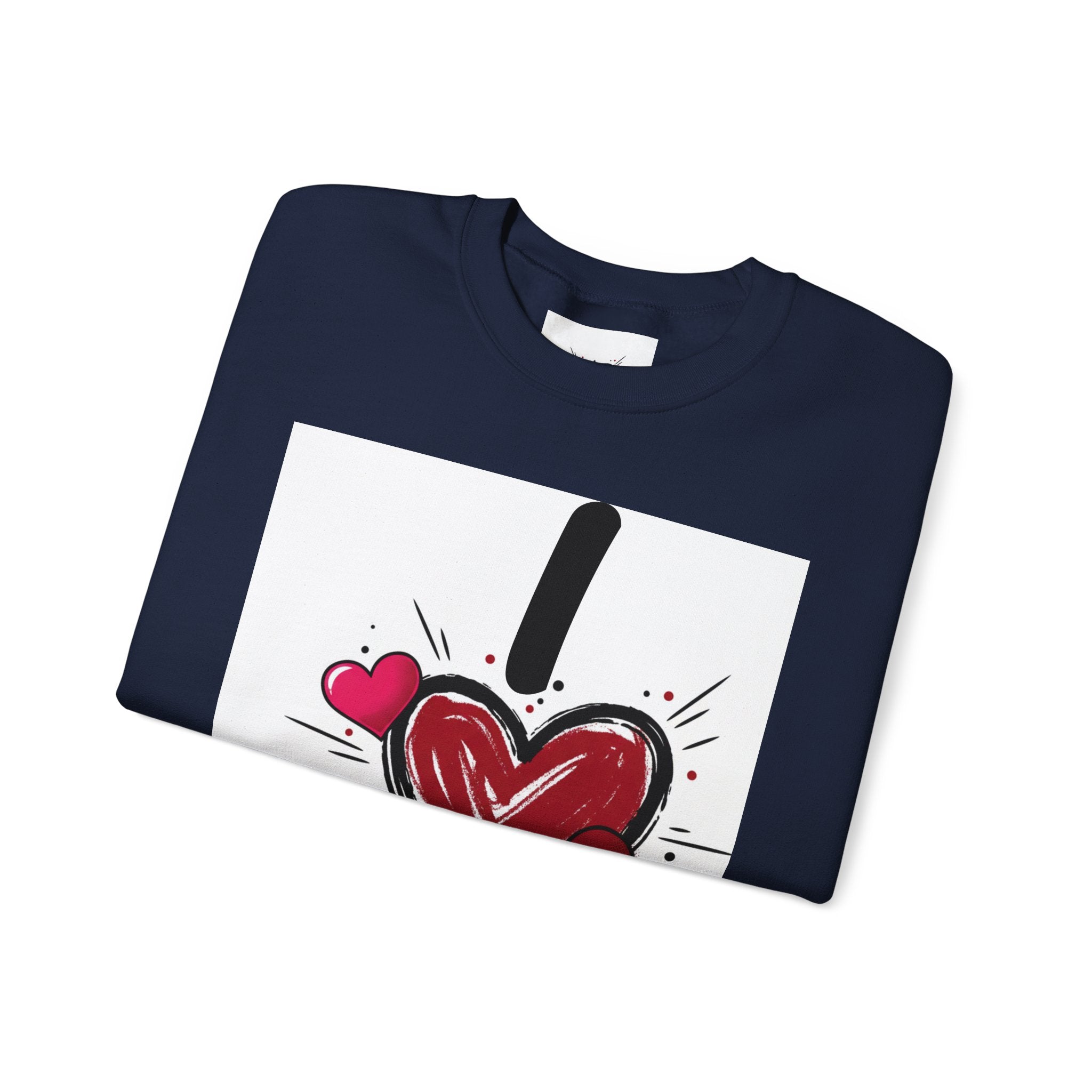 Love Me Heart Crewneck Sweatshirt