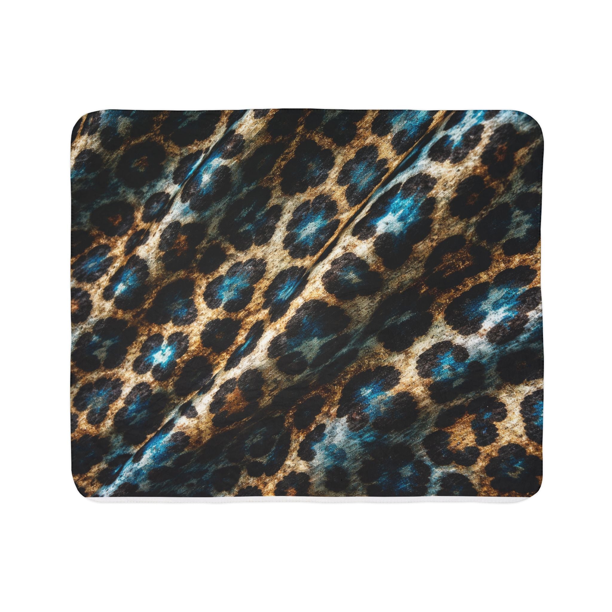 Leopard Print Sherpa Blanket