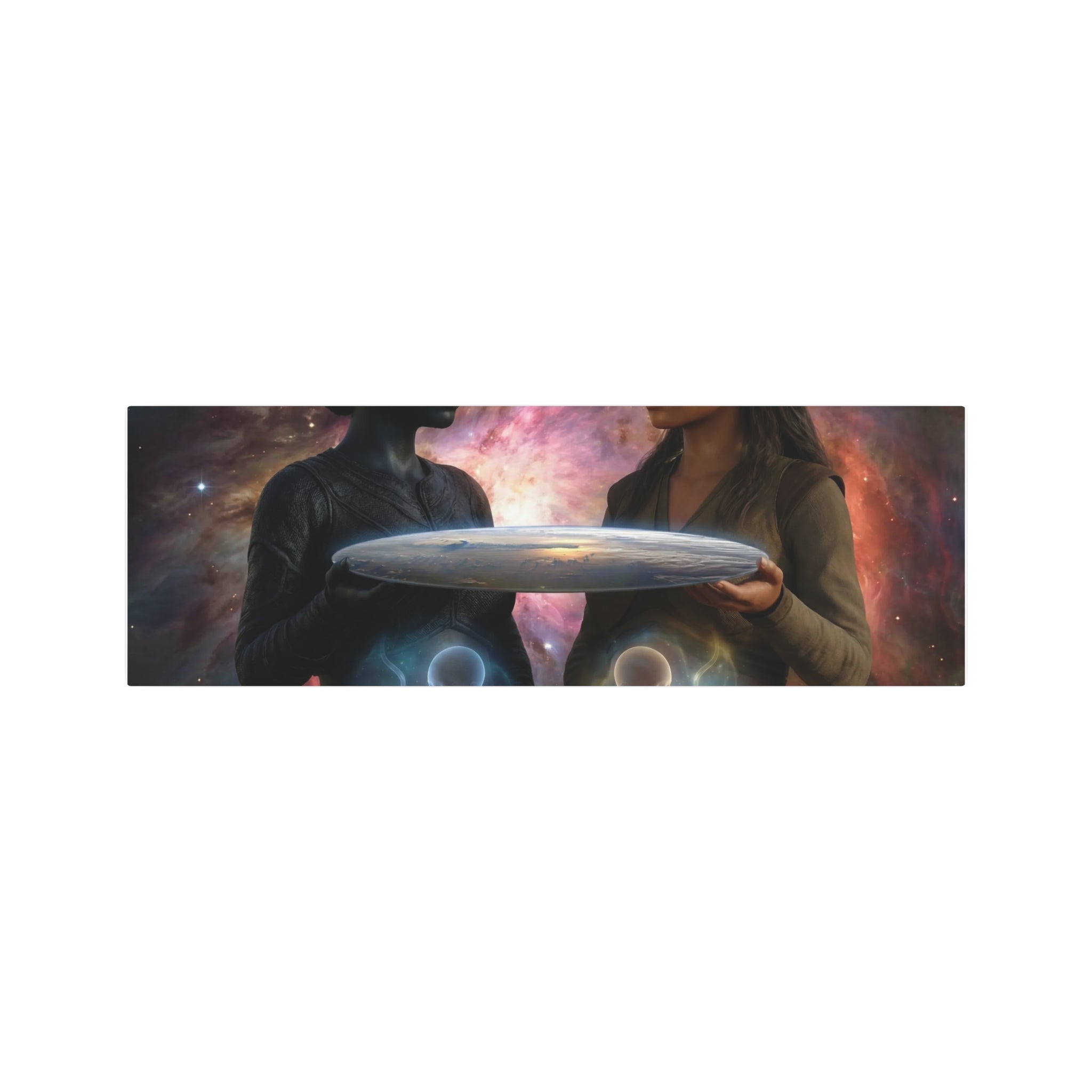 Metal Art Sign — Cosmic Mothers Artwork