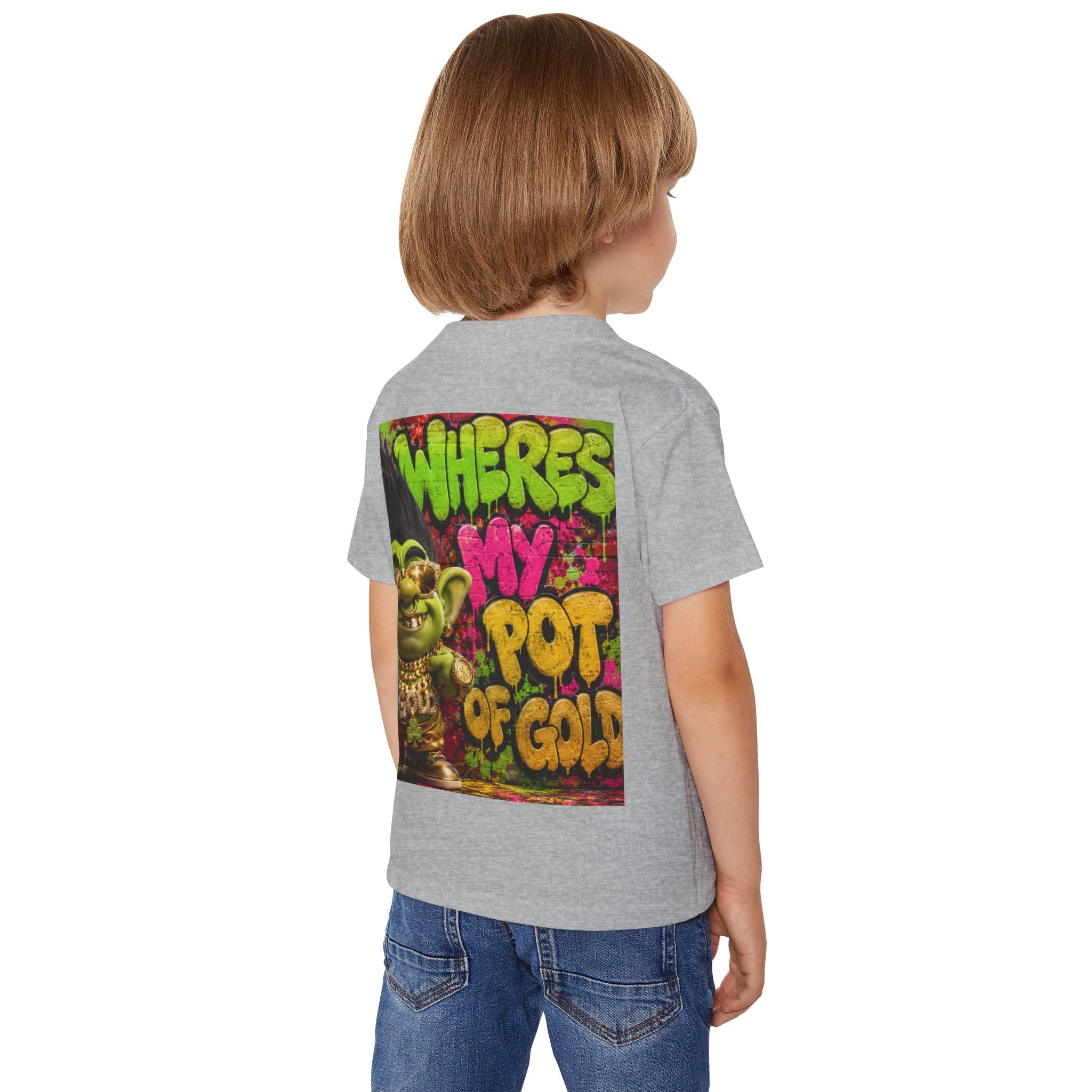 Toddler T-Shirt — "Where's My Pot of Gold" St. Patrick’s Day Troll Tee