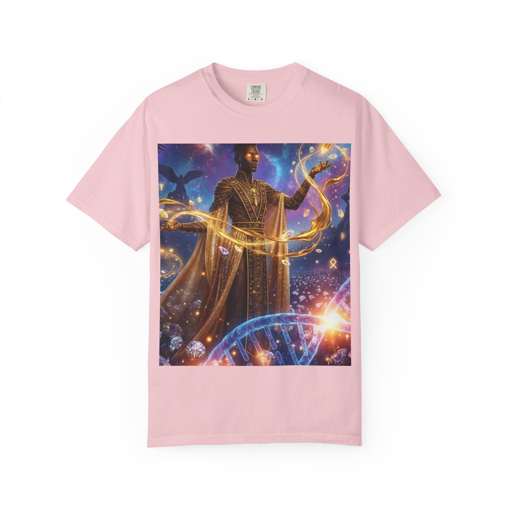Cosmic Sorcerer T-Shirt — Celestial Magic Art Tee