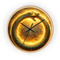Ouroboros Sun Wall Clock — Mythic Serpent Timepiece