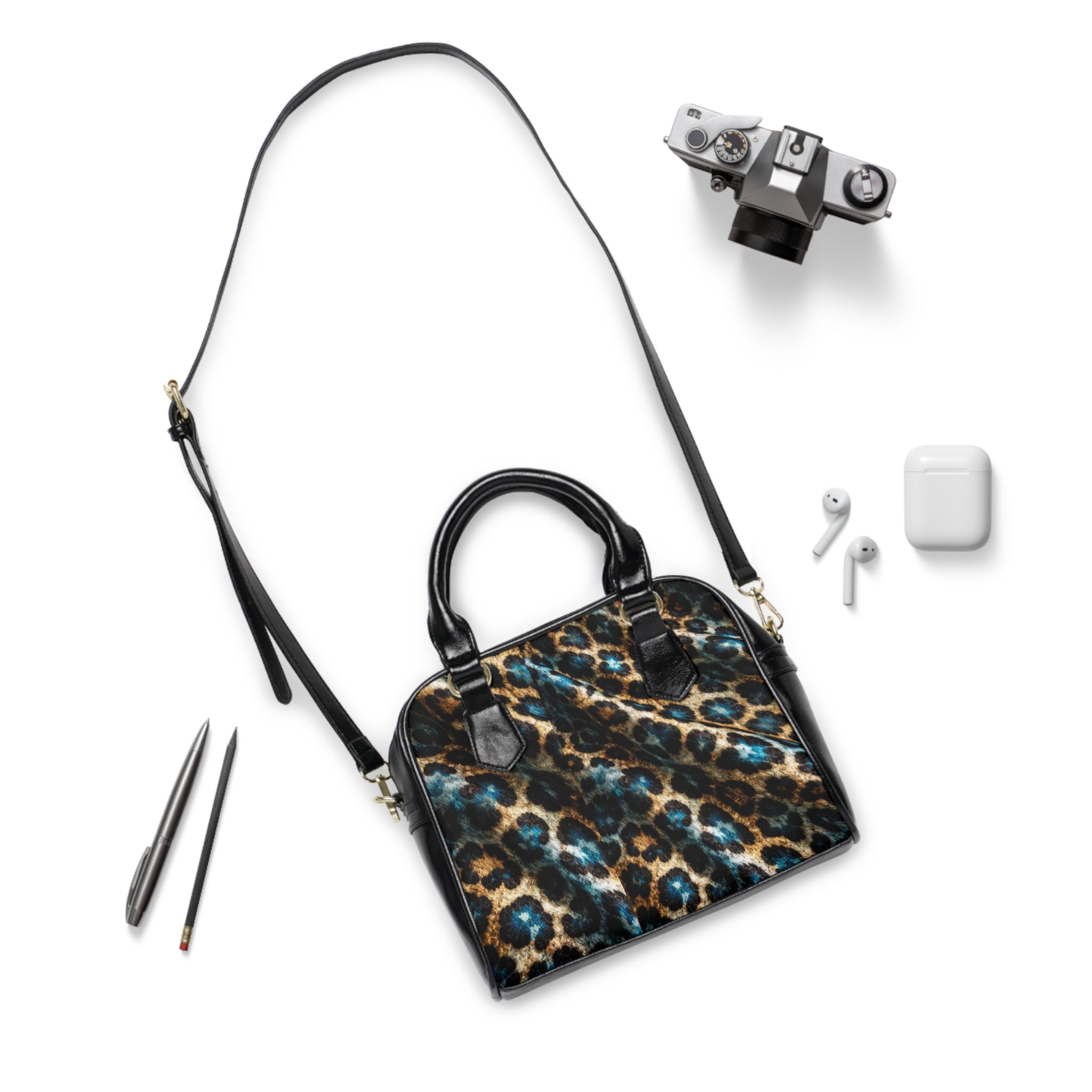 Leopard Print Shoulder Handbag — Chic Animal Print Tote for Everyday & Night Out