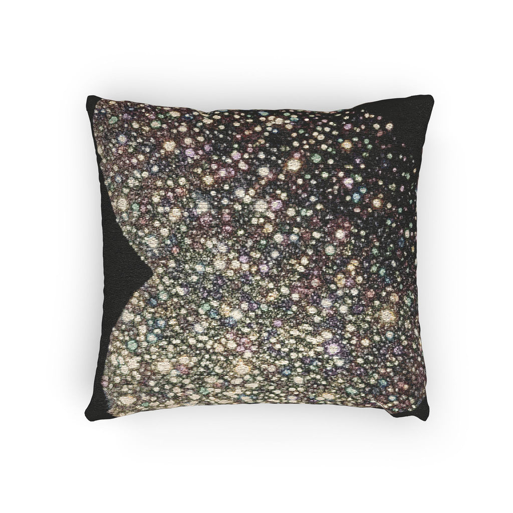 Woven Pillow — Shimmer Mosaic Decorative Throw Pillow