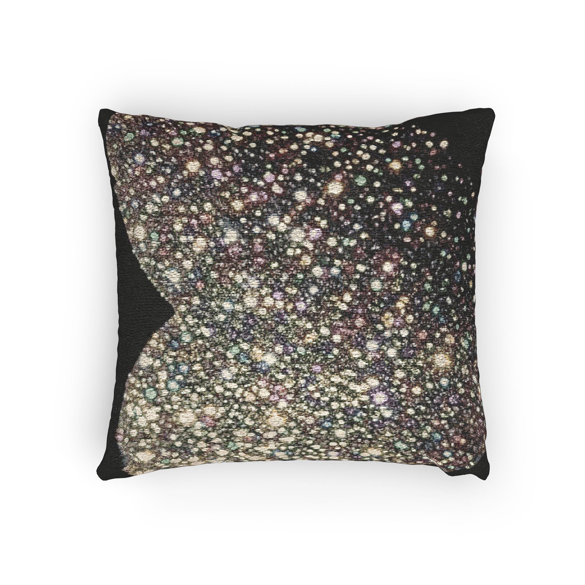 Woven Pillow — Shimmer Mosaic Decorative Throw Pillow