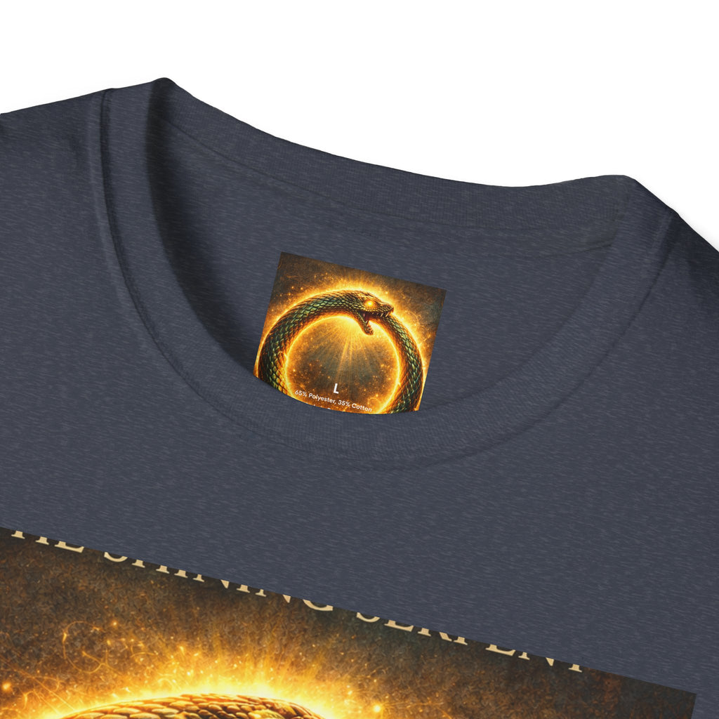 Ouroboros Flame T-Shirt — Fiery Snake Circle Graphic Tee