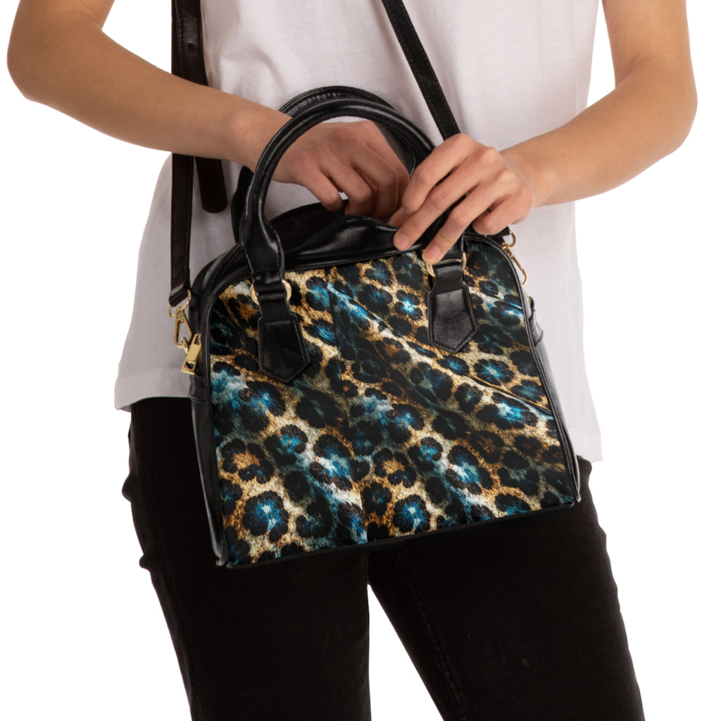 Leopard Print Shoulder Handbag — Chic Animal Print Tote for Everyday & Night Out