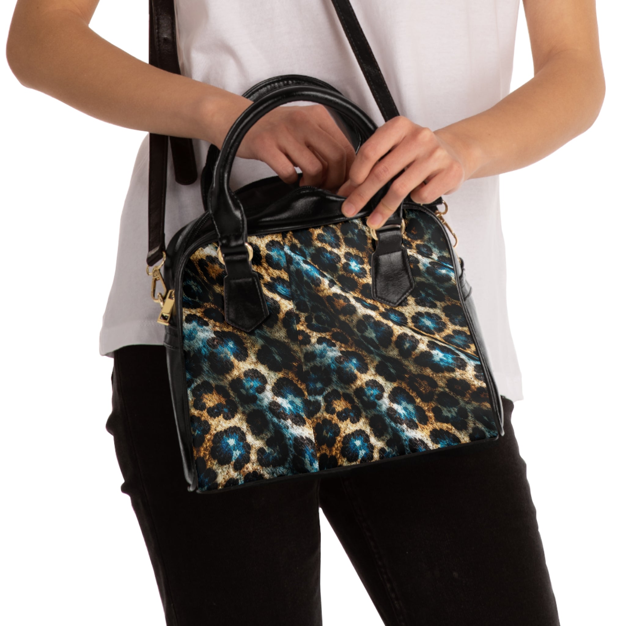 Leopard Print Shoulder Handbag — Chic Animal Print Tote for Everyday & Night Out