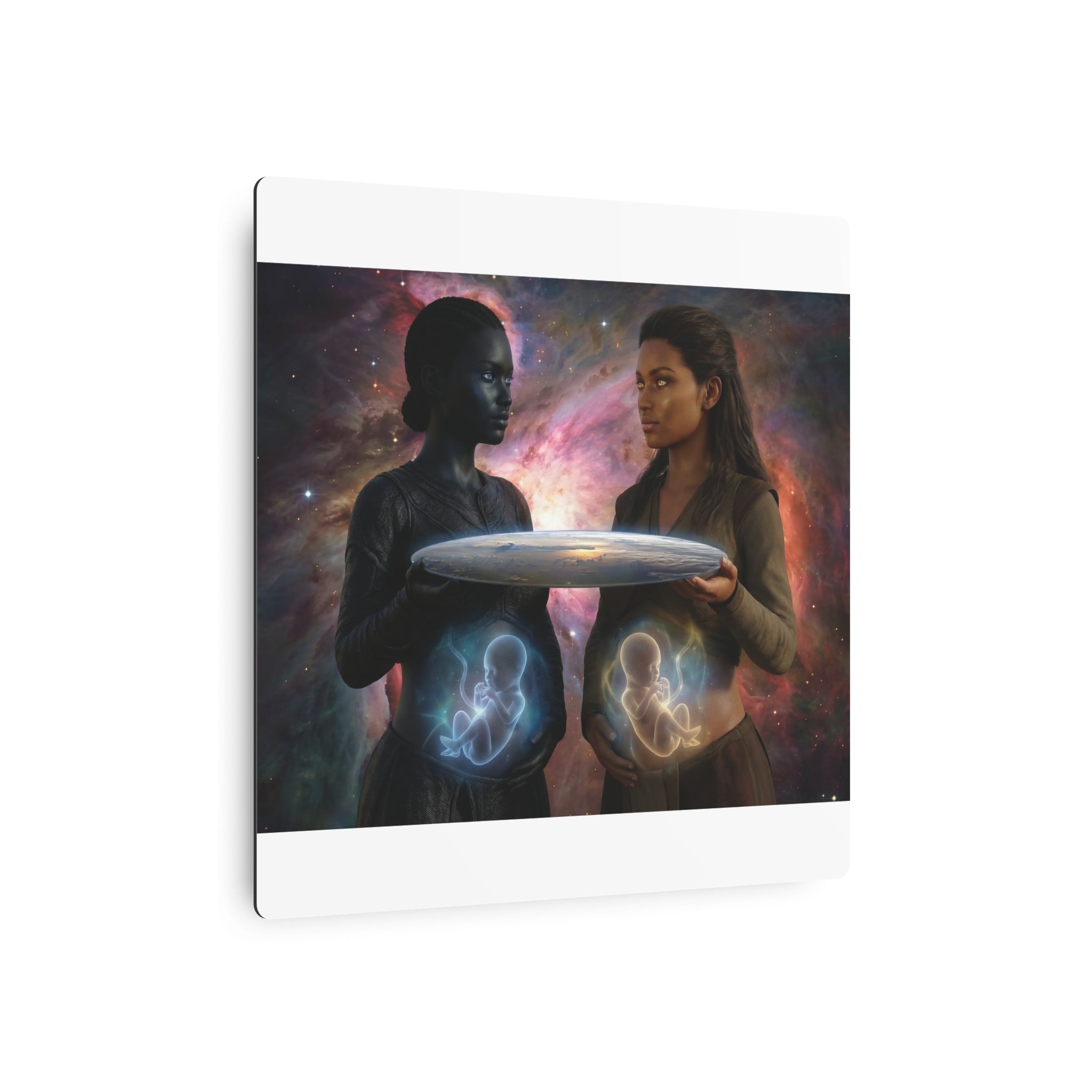 Metal Art Sign — Cosmic Mothers Artwork