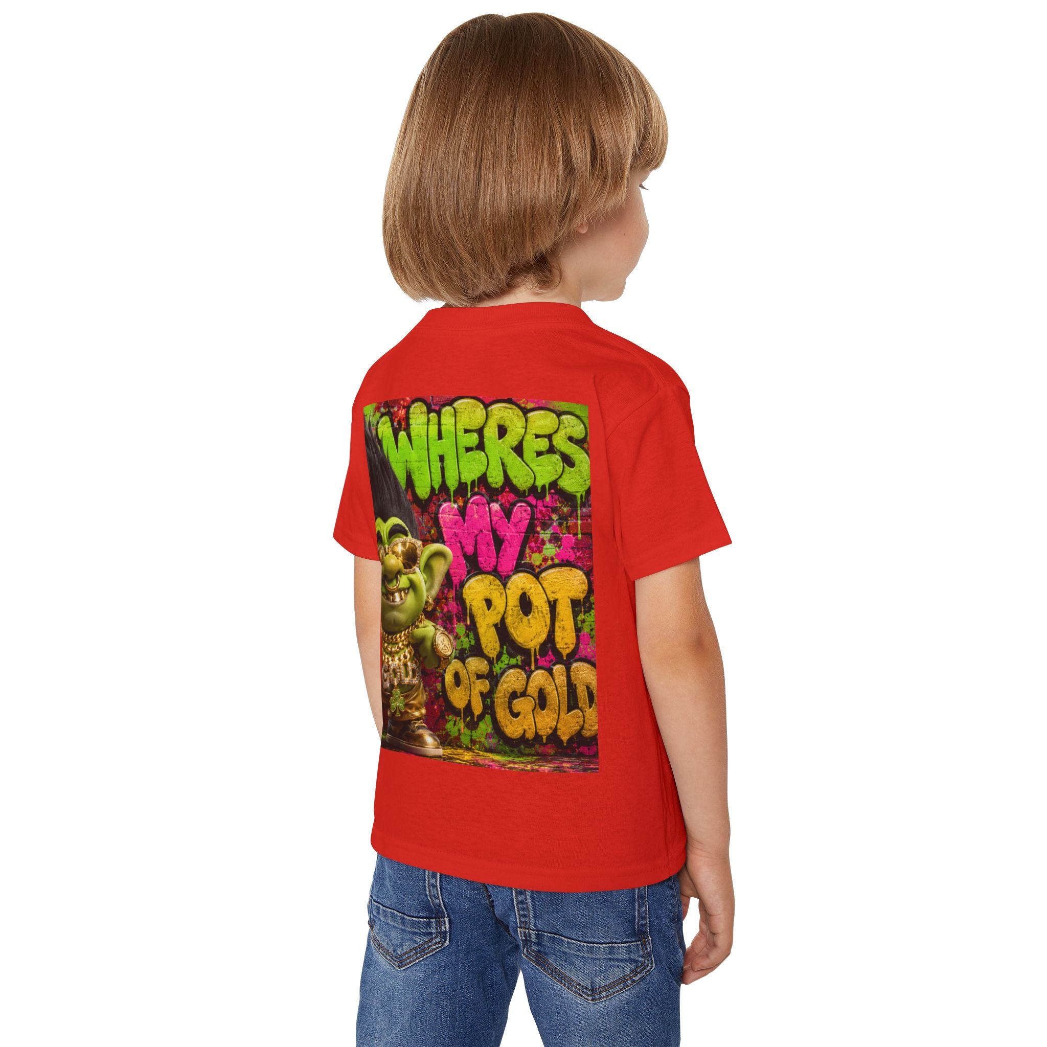 Toddler T-Shirt — "Where's My Pot of Gold" St. Patrick’s Day Troll Tee