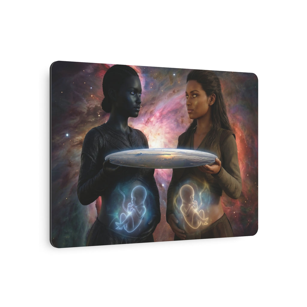 Metal Art Sign — Cosmic Mothers Artwork