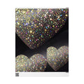 Holographic Heart Confetti Wrapping Paper Roll