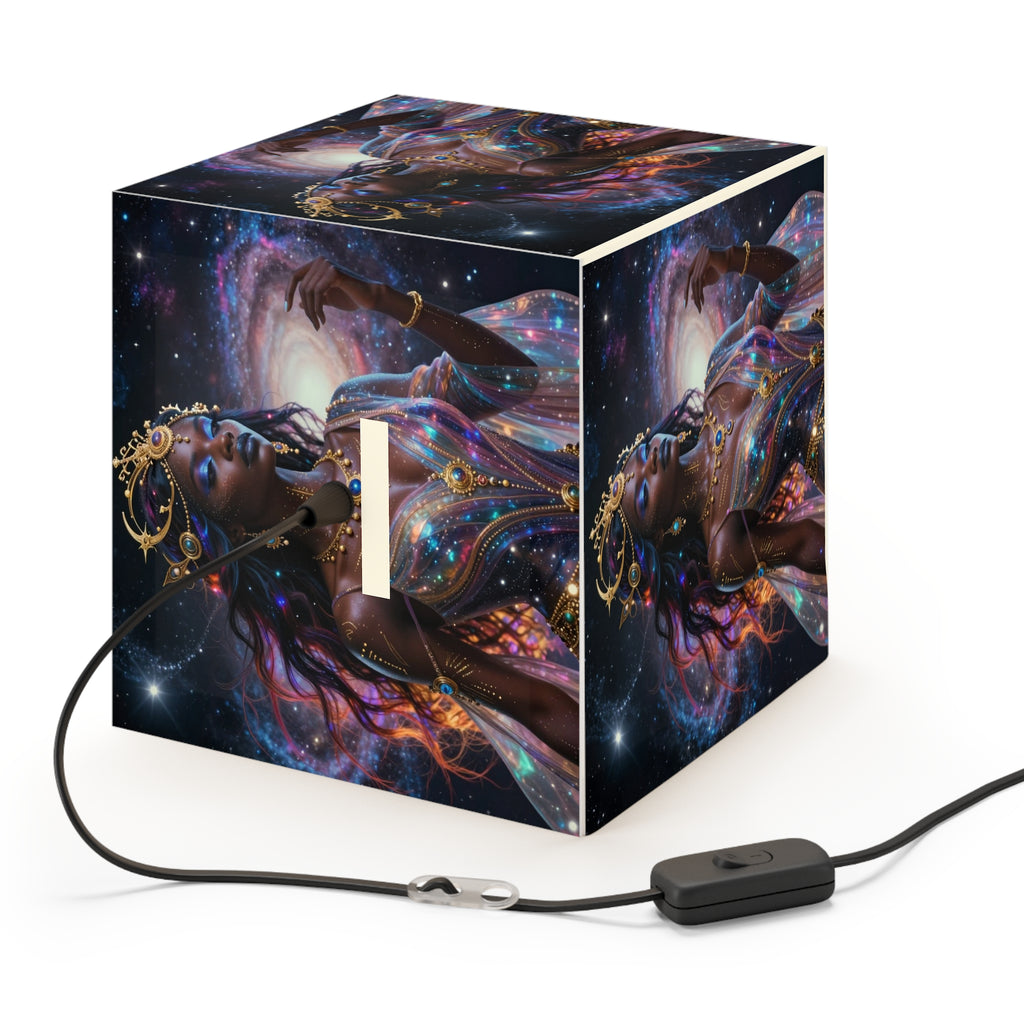 Goddess Galaxy Light Cube Lamp