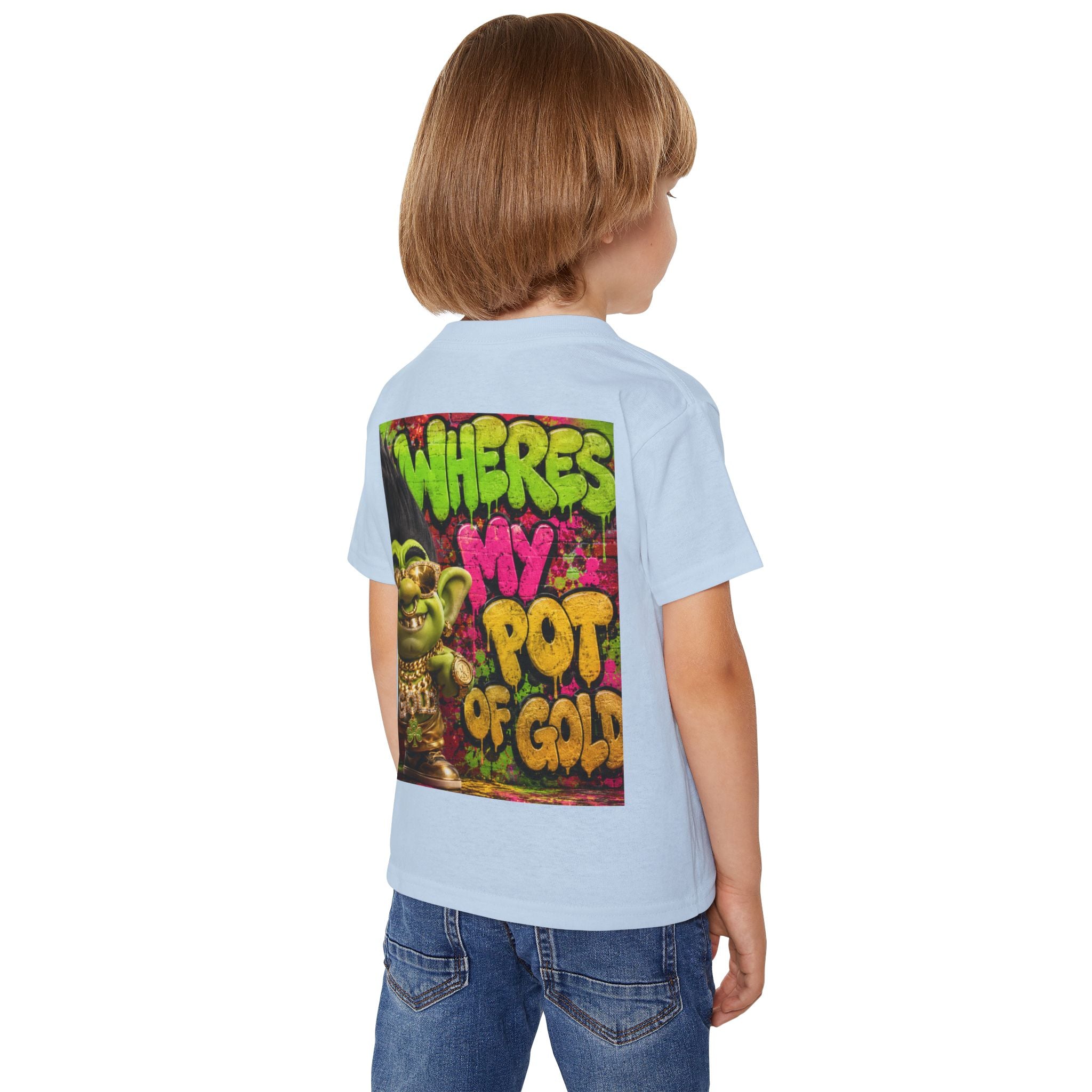 Toddler T-Shirt — "Where's My Pot of Gold" St. Patrick’s Day Troll Tee