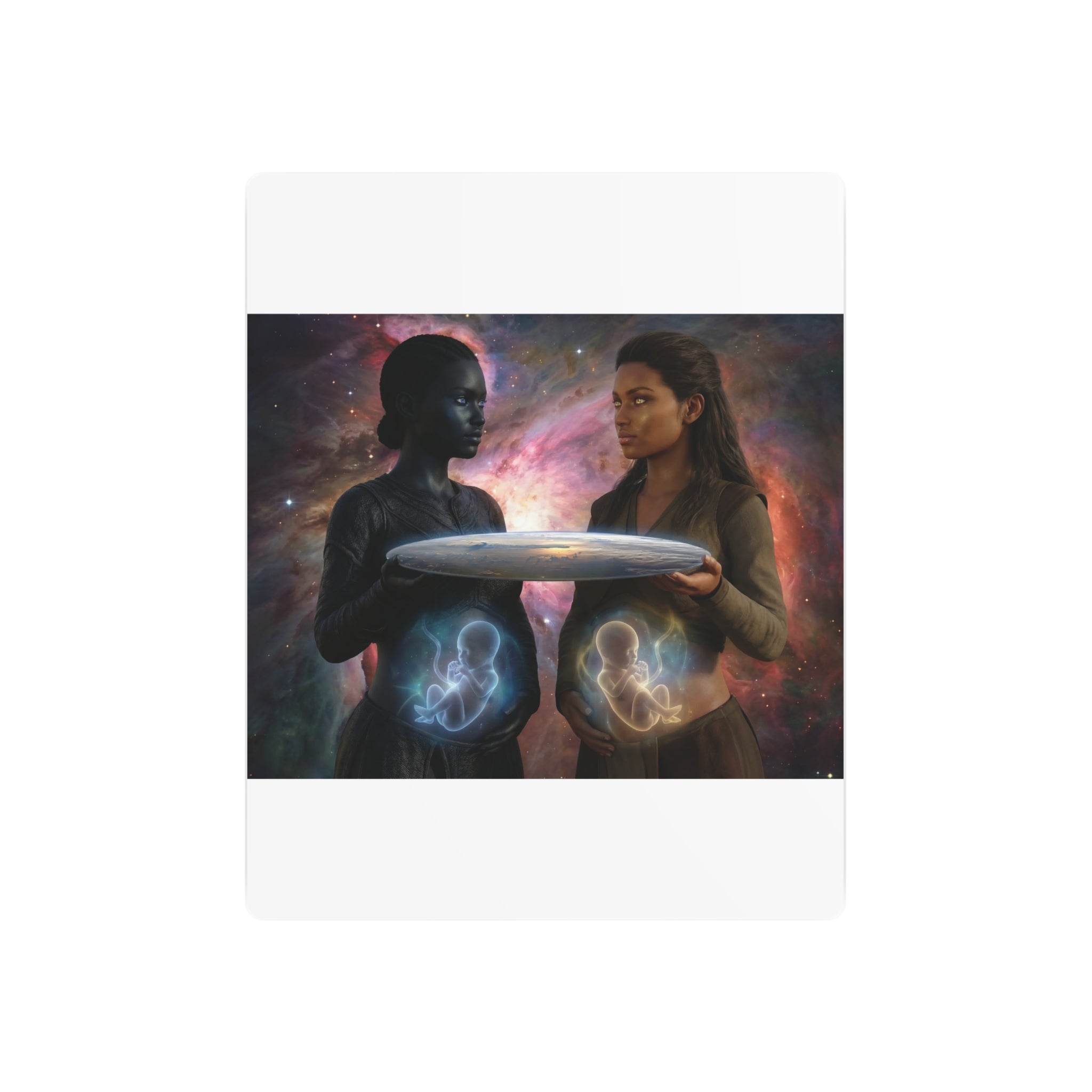 Metal Art Sign — Cosmic Mothers Artwork