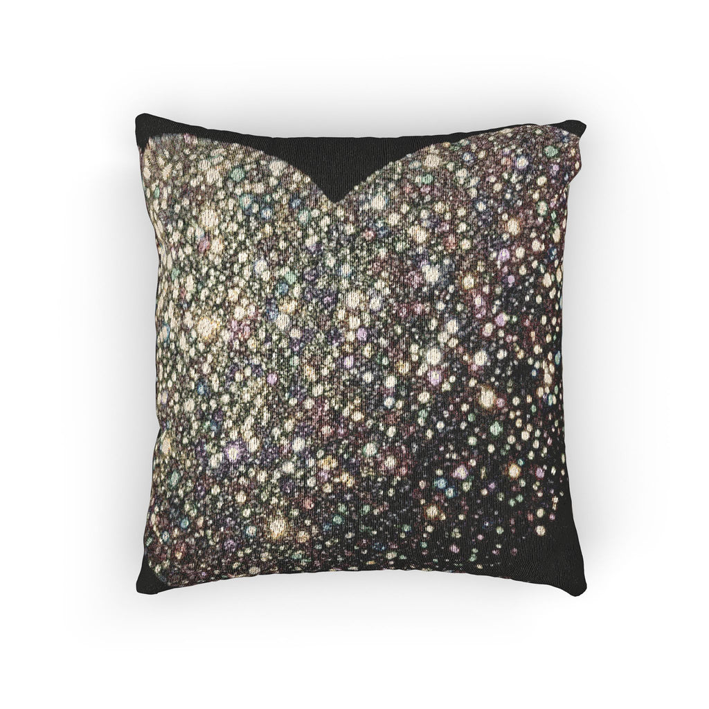 Woven Pillow — Shimmer Mosaic Decorative Throw Pillow