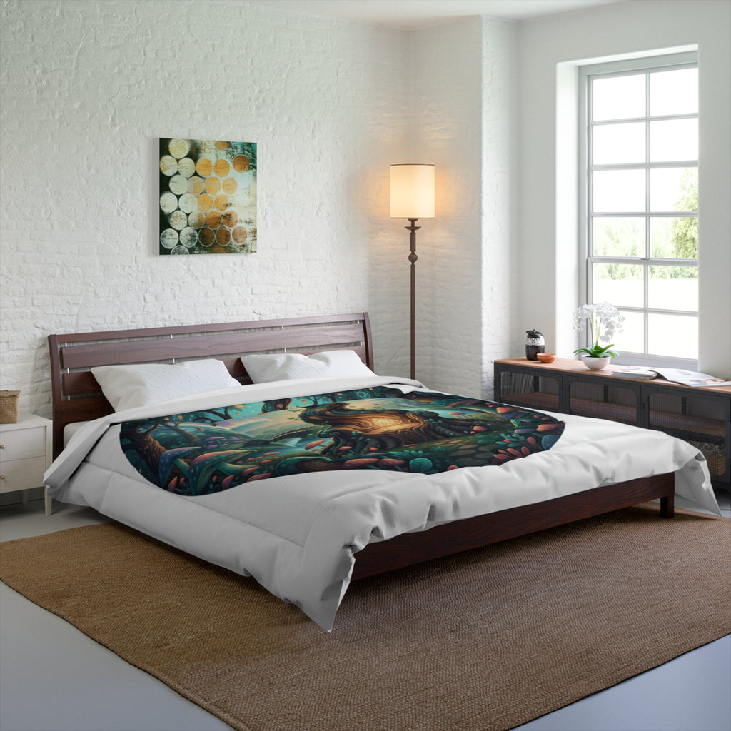 Magical Tree of Life Comforter — Fantasy Forest Bedding for Cozy Bedrooms
