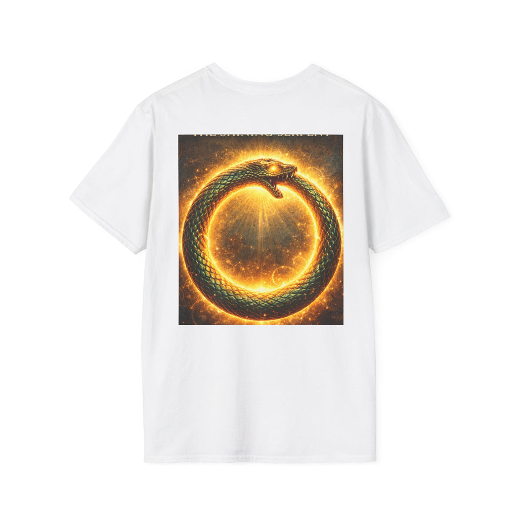 Ouroboros Flame T-Shirt — Fiery Snake Circle Graphic Tee