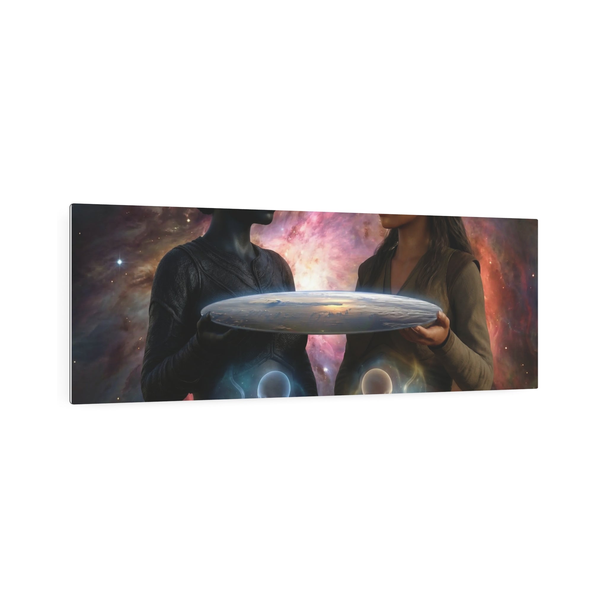 Metal Art Sign — Cosmic Mothers Artwork
