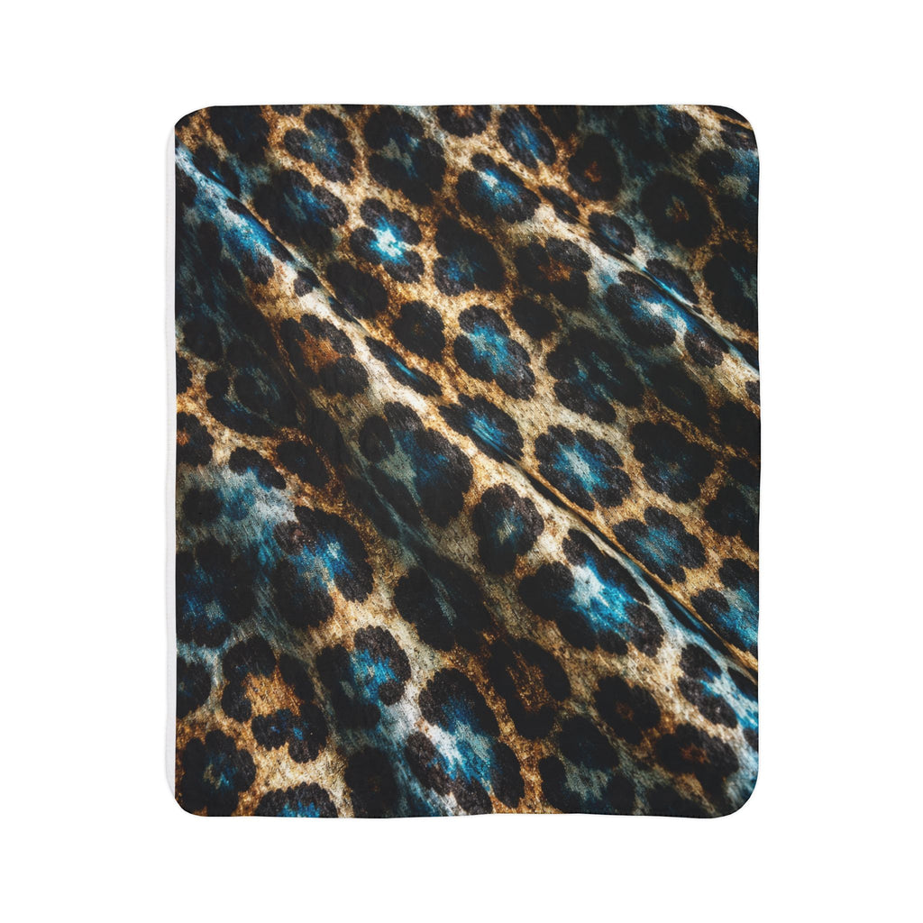 Leopard Print Sherpa Blanket