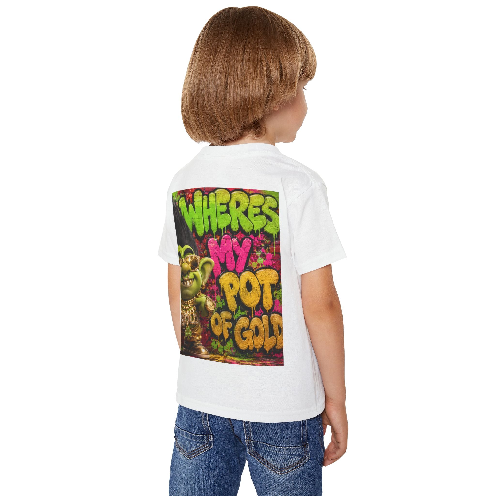 Toddler T-Shirt — "Where's My Pot of Gold" St. Patrick’s Day Troll Tee