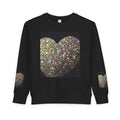 Glitter Heart Toddler Sweatshirt — Sparkly Sequin Heart Pullover for Kids