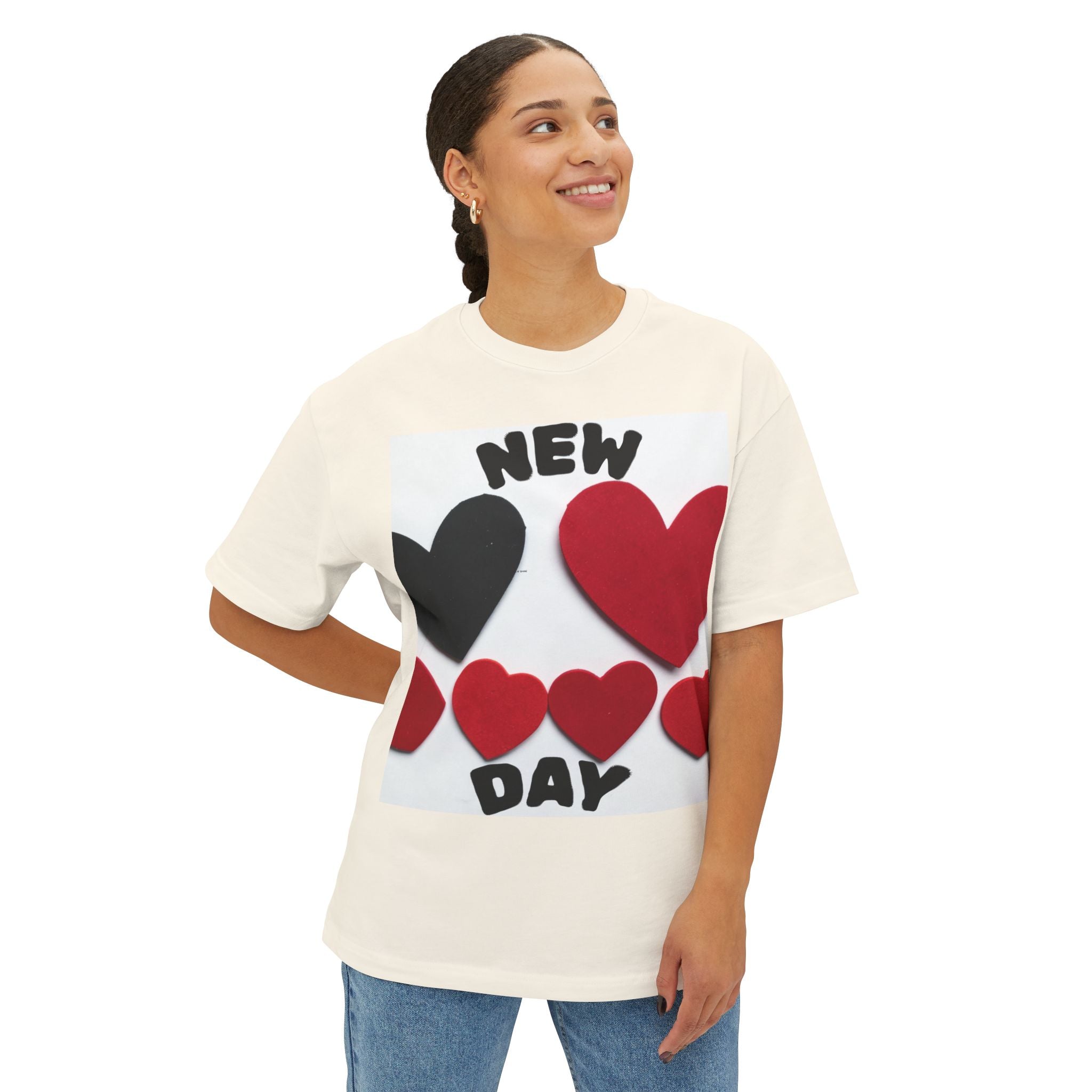 New Me Day Heart Tee