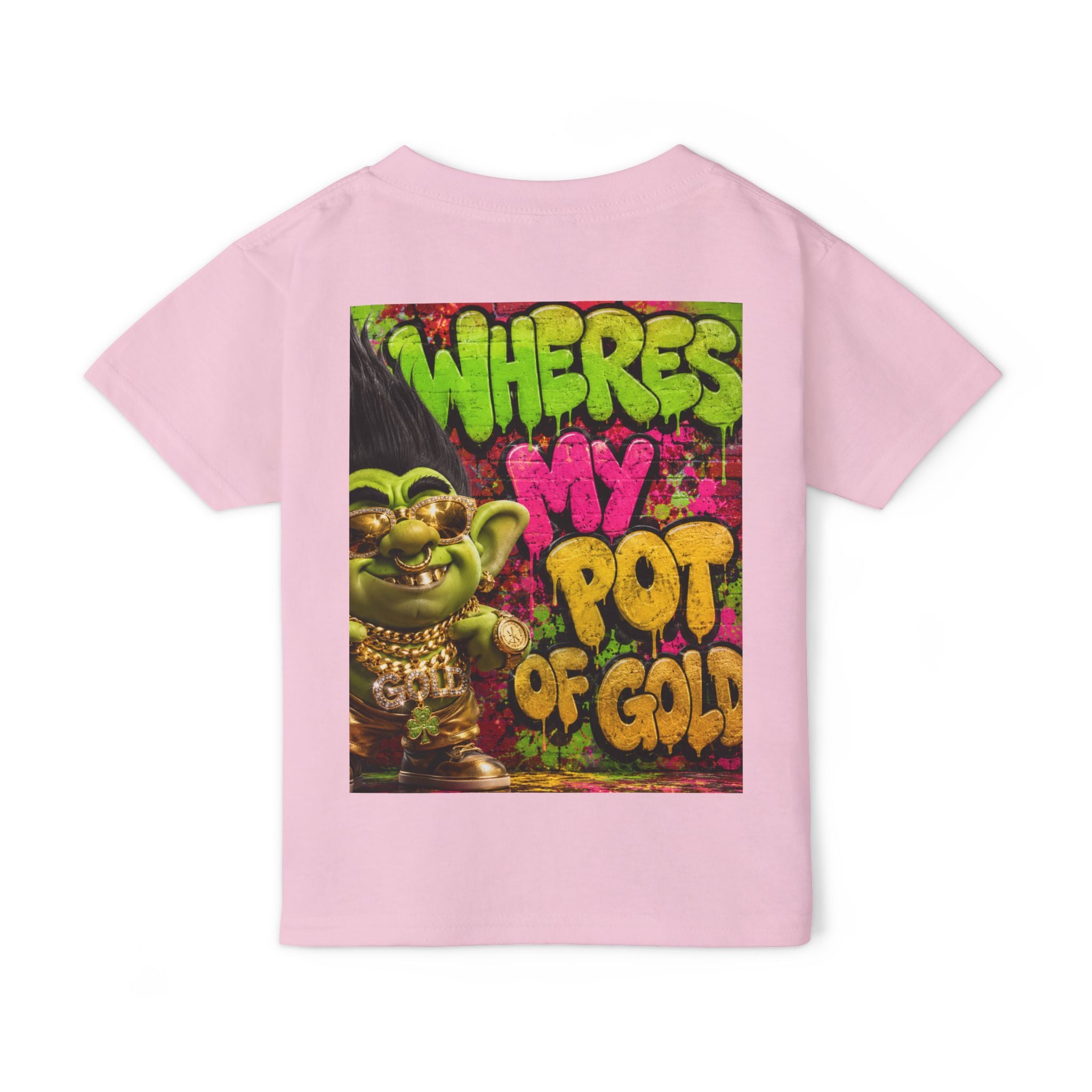 Toddler T-Shirt — "Where's My Pot of Gold" St. Patrick’s Day Troll Tee