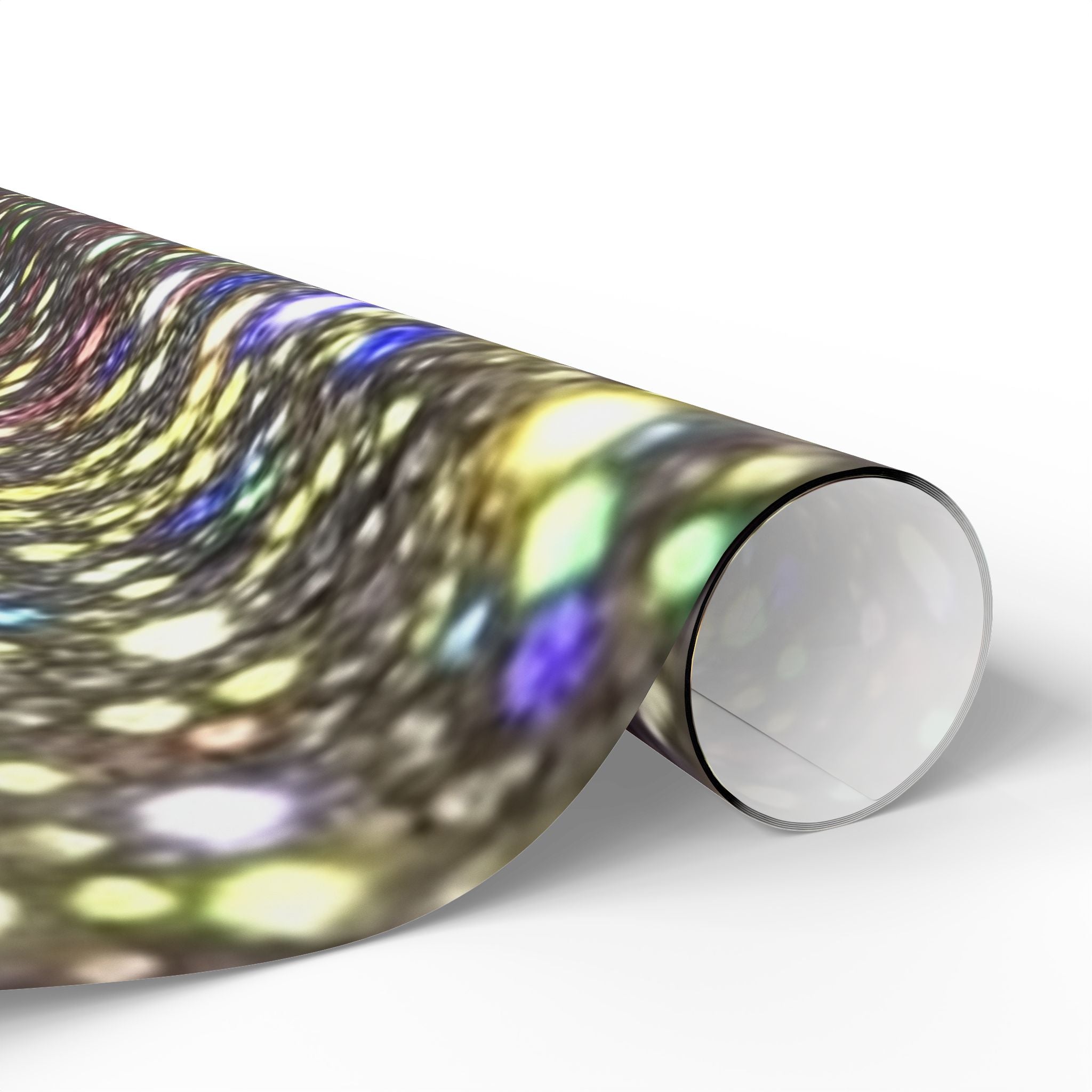 Holographic Heart Confetti Wrapping Paper Roll