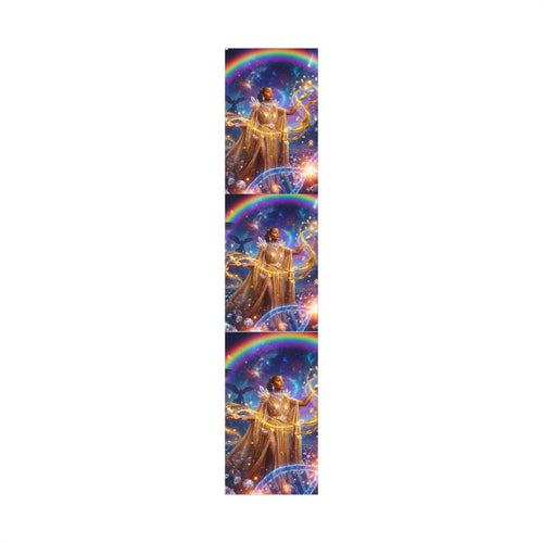 Angel & Rainbow Gift Wrap Paper – Spiritual Holiday Wrapping Paper for Christmas, Baptism, Birthdays