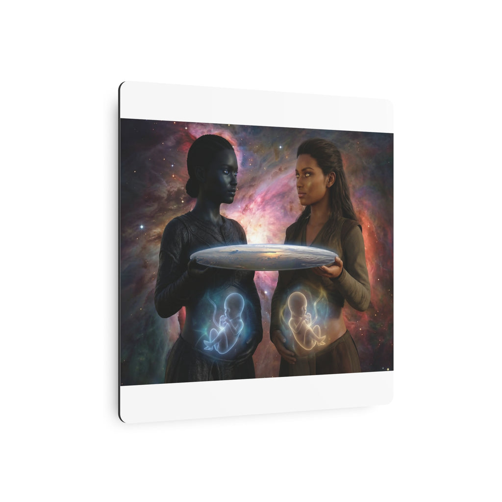 Metal Art Sign — Cosmic Mothers Artwork