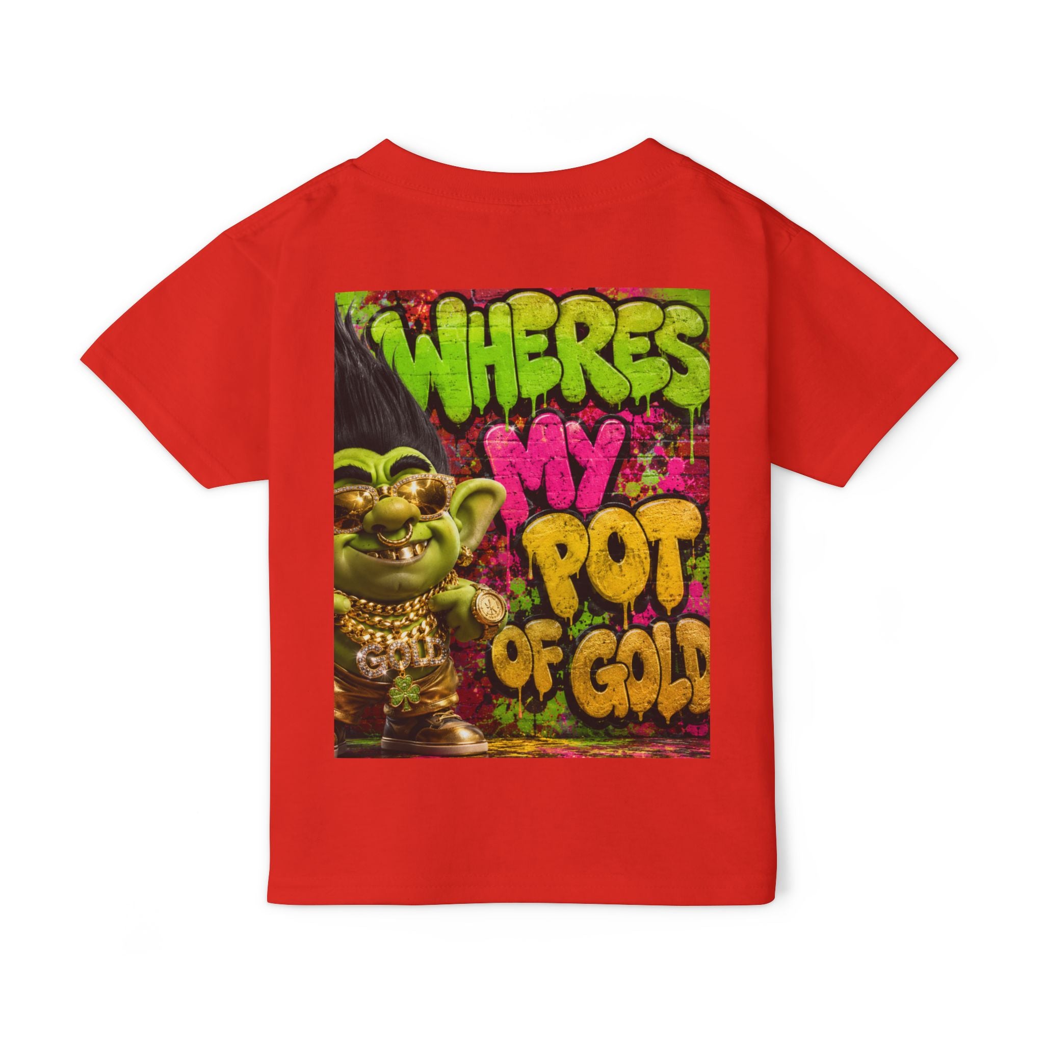 Toddler T-Shirt — "Where's My Pot of Gold" St. Patrick’s Day Troll Tee