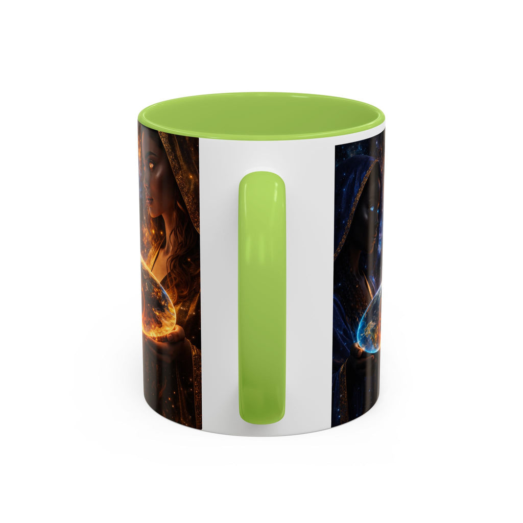 Mystic Sisters Coffee Mug — Cosmic Duality Art 11/15oz Accent Mug