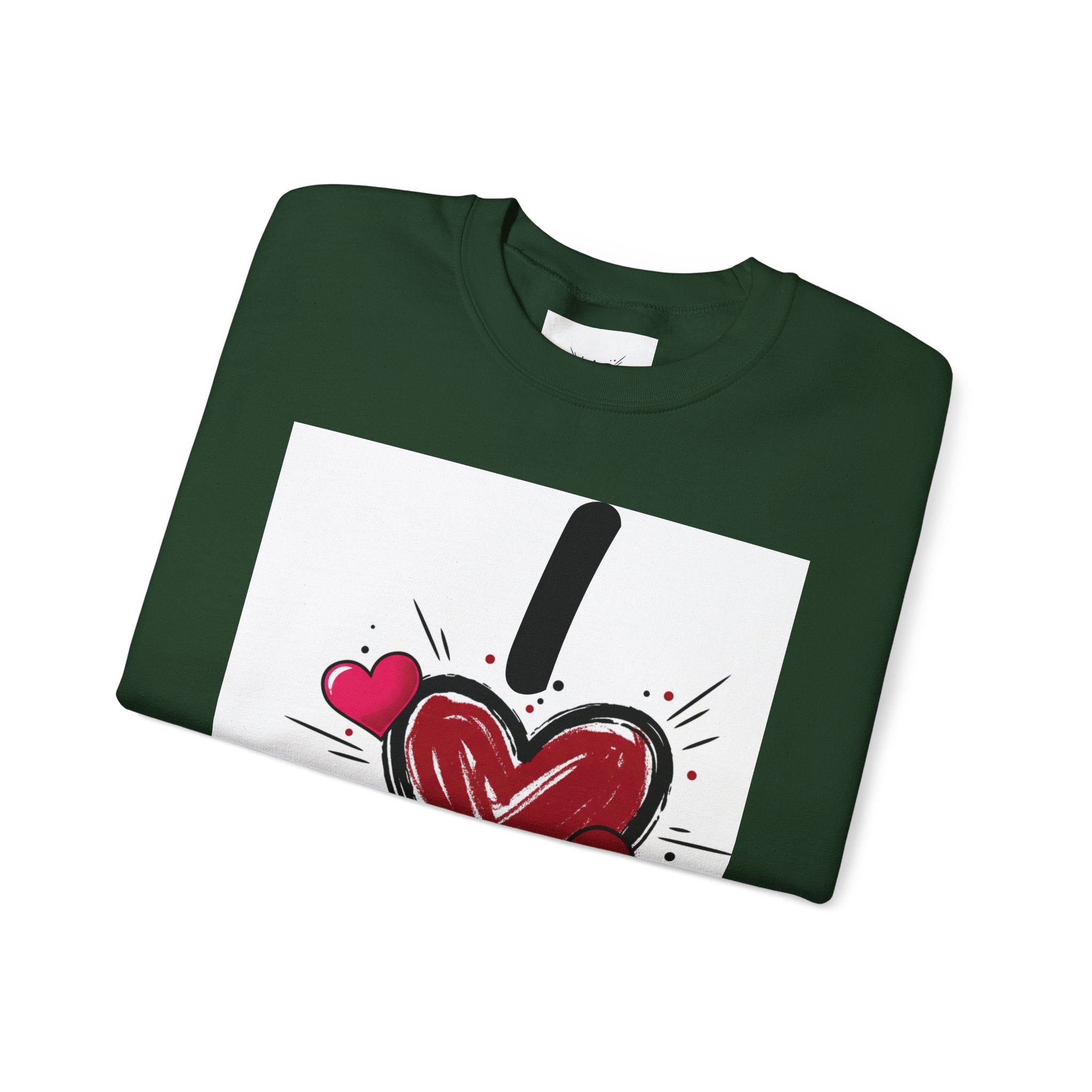 Love Me Heart Crewneck Sweatshirt