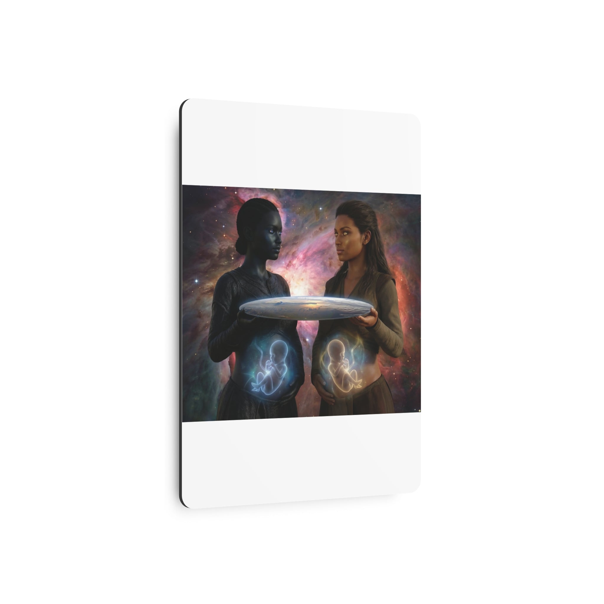 Metal Art Sign — Cosmic Mothers Artwork