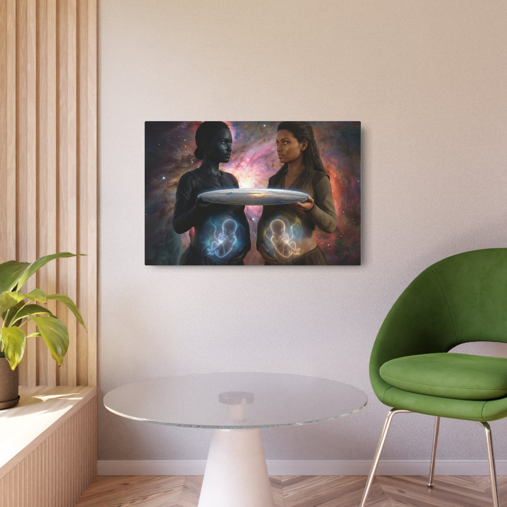 Metal Art Sign — Cosmic Mothers Artwork