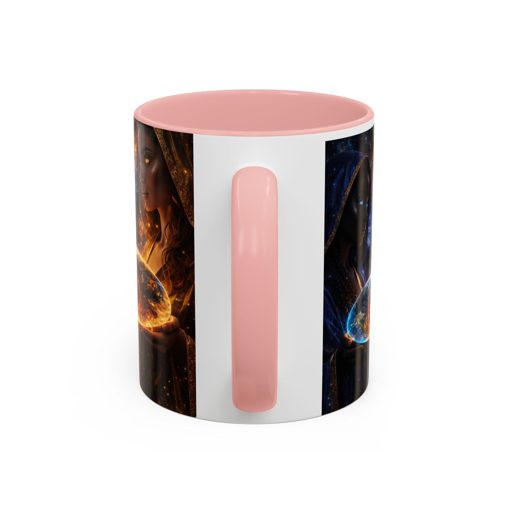 Mystic Sisters Coffee Mug — Cosmic Duality Art 11/15oz Accent Mug