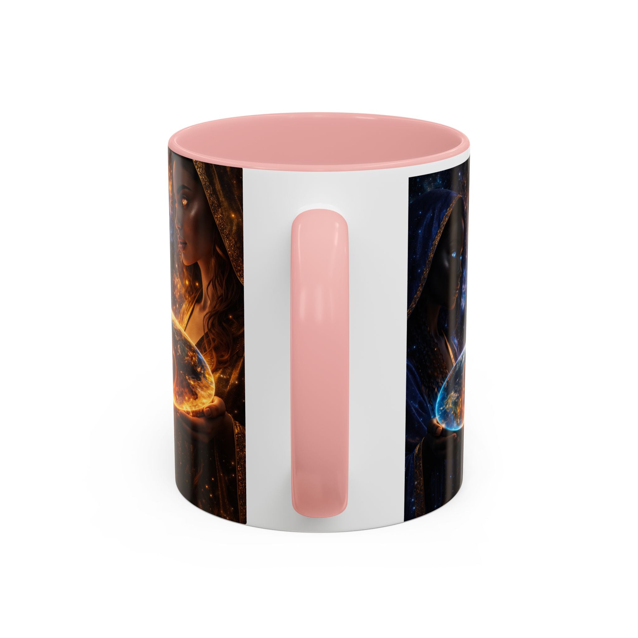 Mystic Sisters Coffee Mug — Cosmic Duality Art 11/15oz Accent Mug