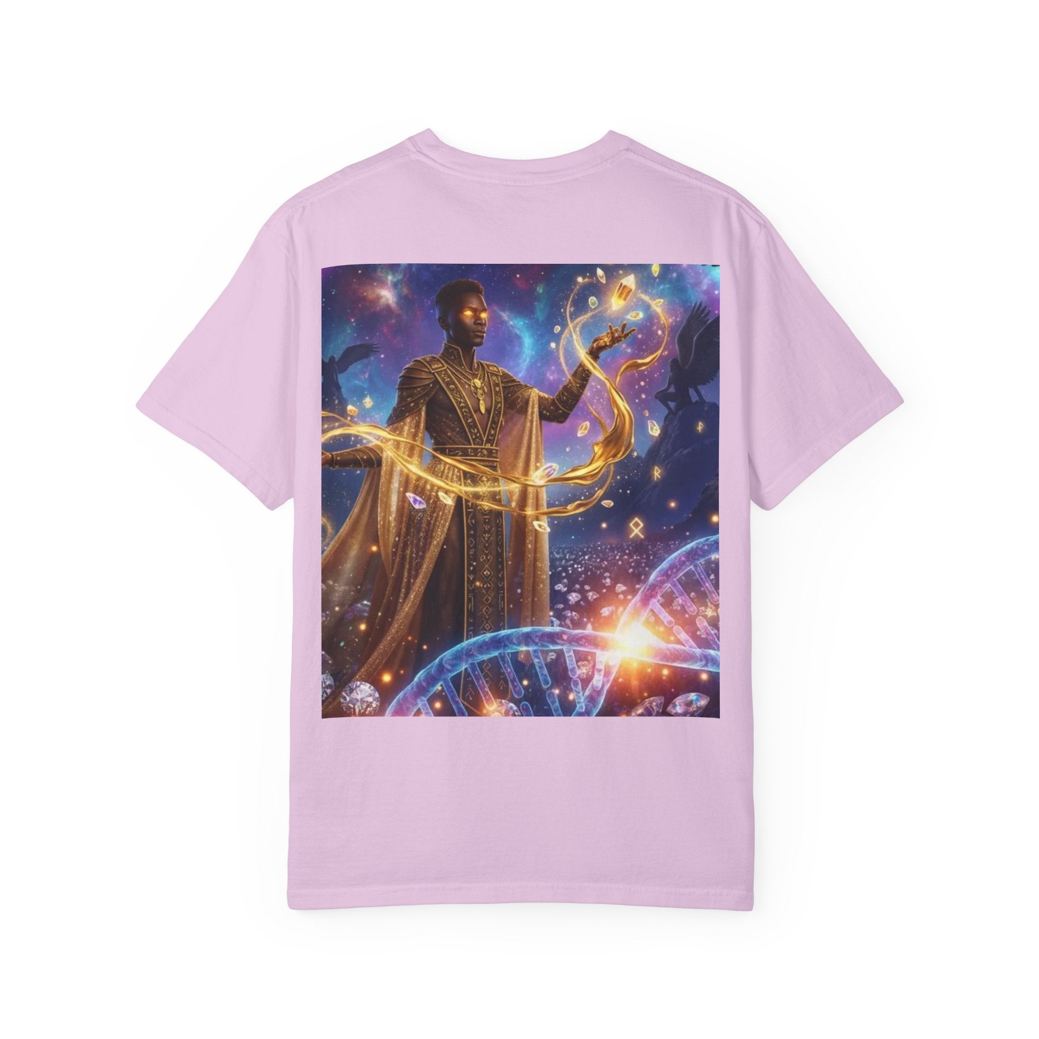 Cosmic Sorcerer T-Shirt — Celestial Magic Art Tee