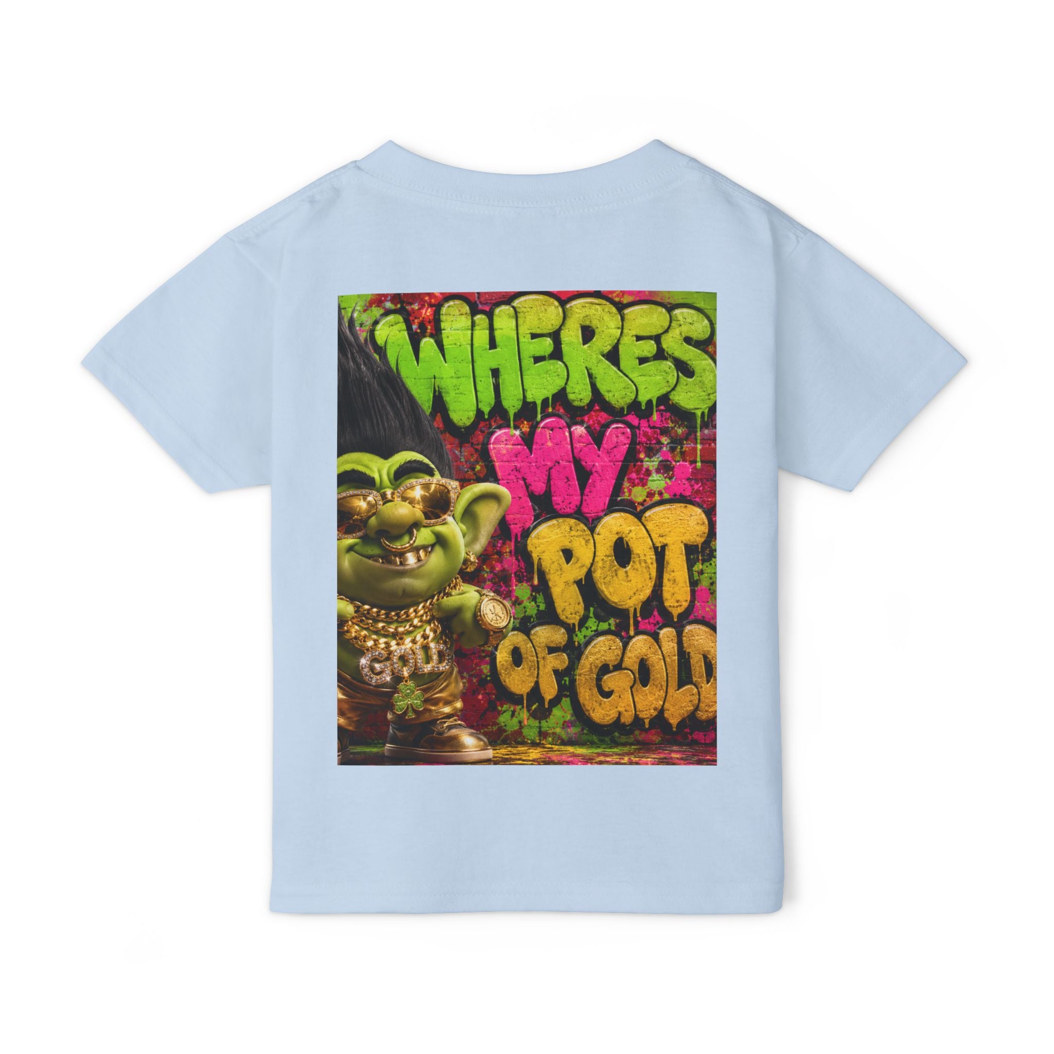 Toddler T-Shirt — "Where's My Pot of Gold" St. Patrick’s Day Troll Tee