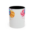 Lollipop Candy Coffee Mug — Colorful Swirl Sweets Accent Mug (11/15oz)