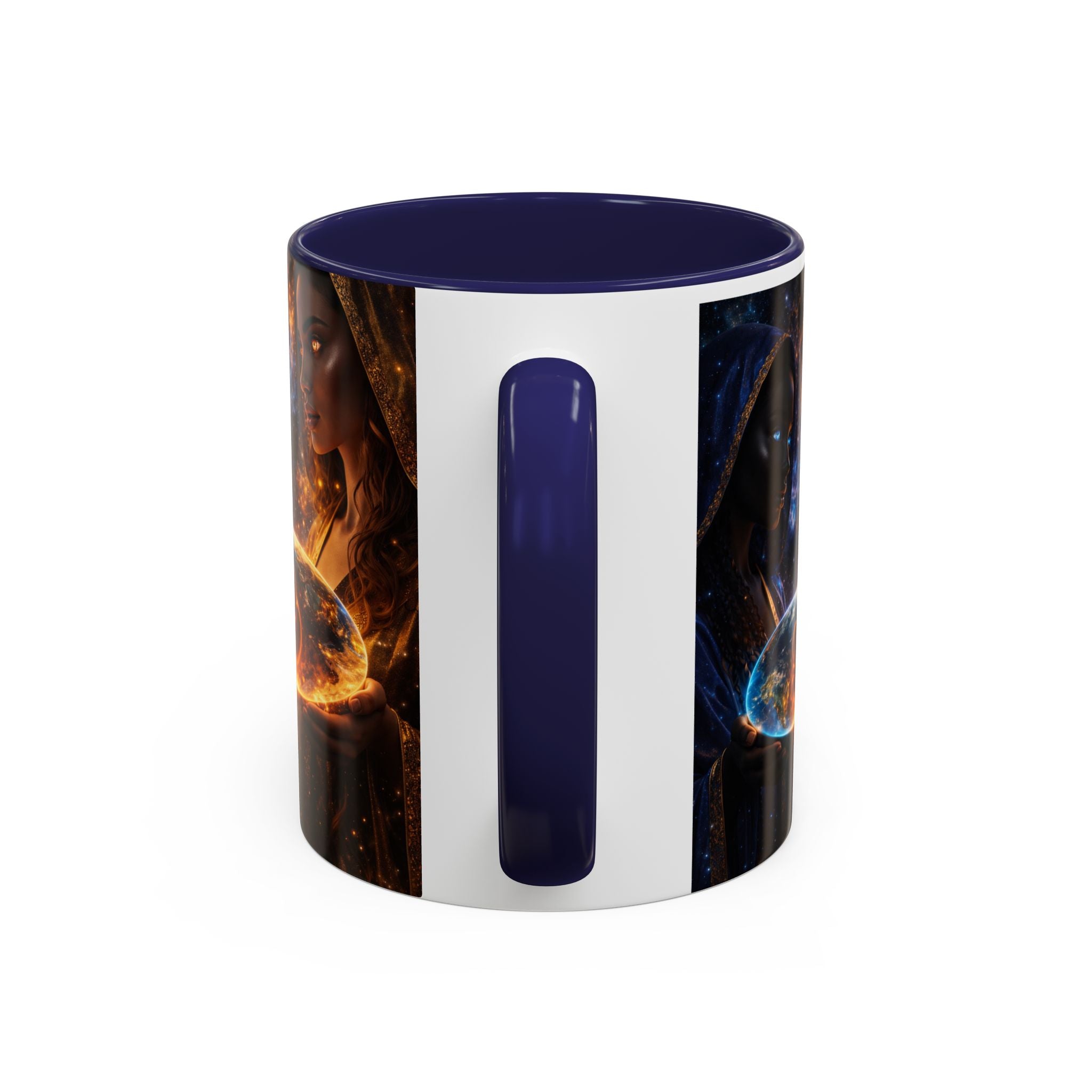 Mystic Sisters Coffee Mug — Cosmic Duality Art 11/15oz Accent Mug