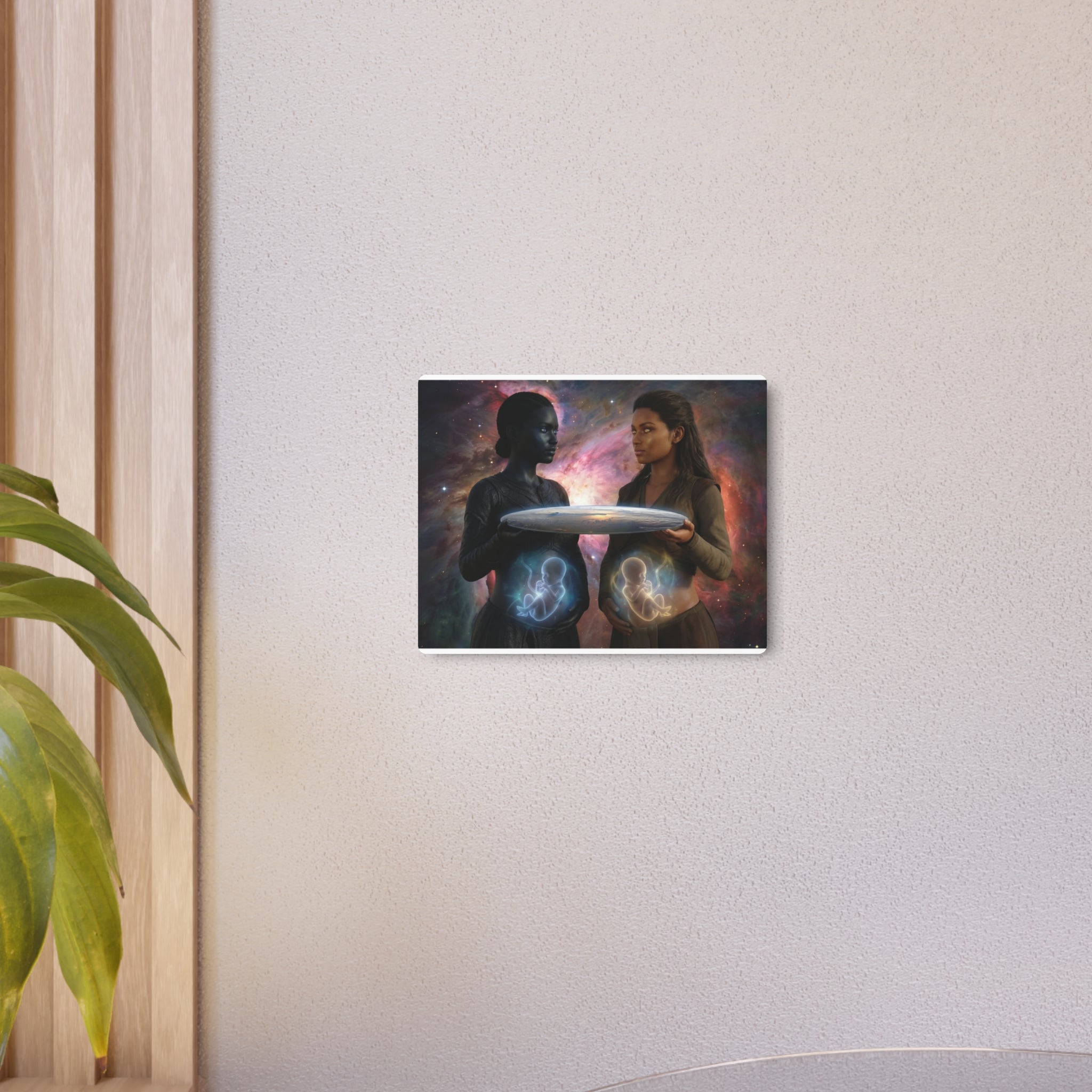 Metal Art Sign — Cosmic Mothers Artwork