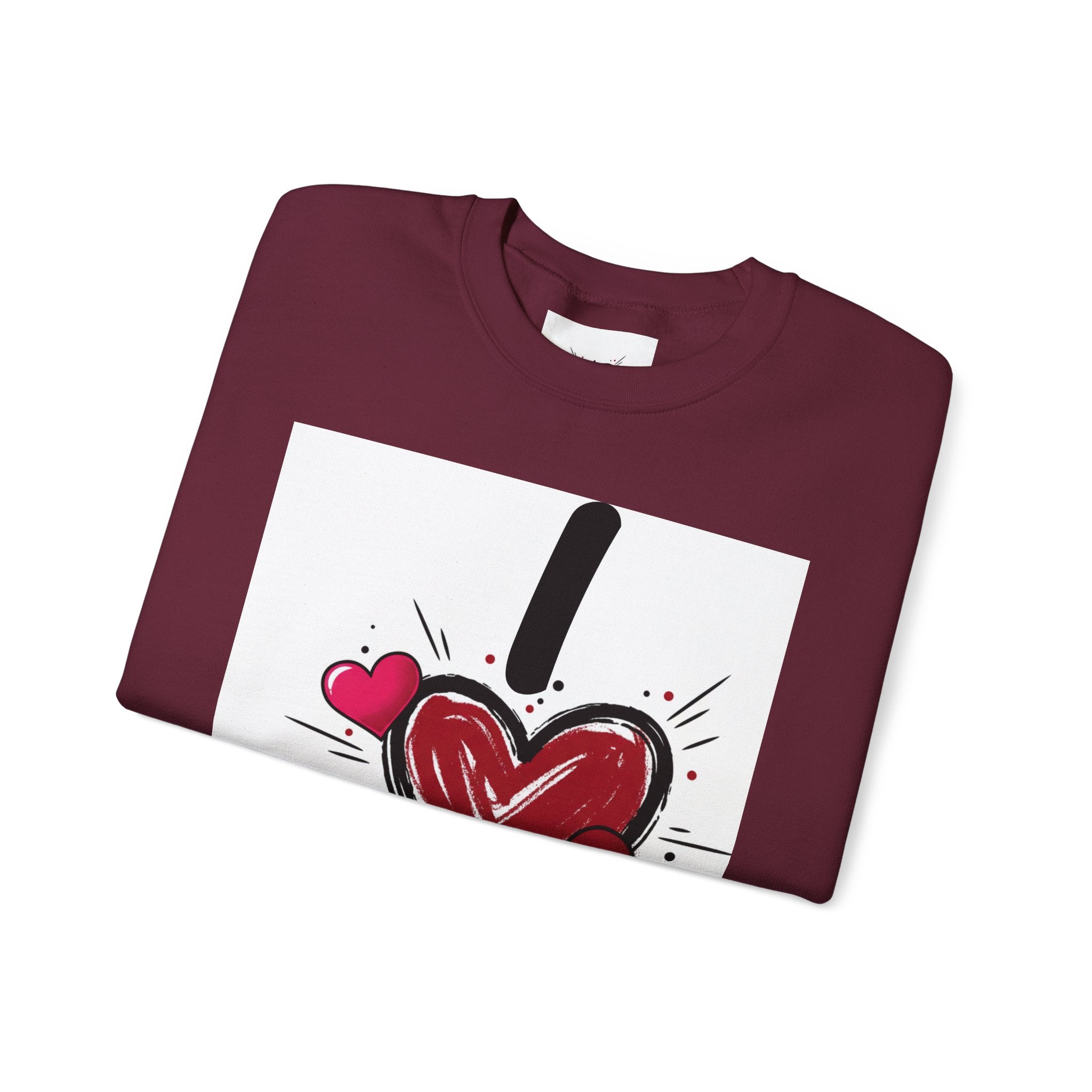 Love Me Heart Crewneck Sweatshirt
