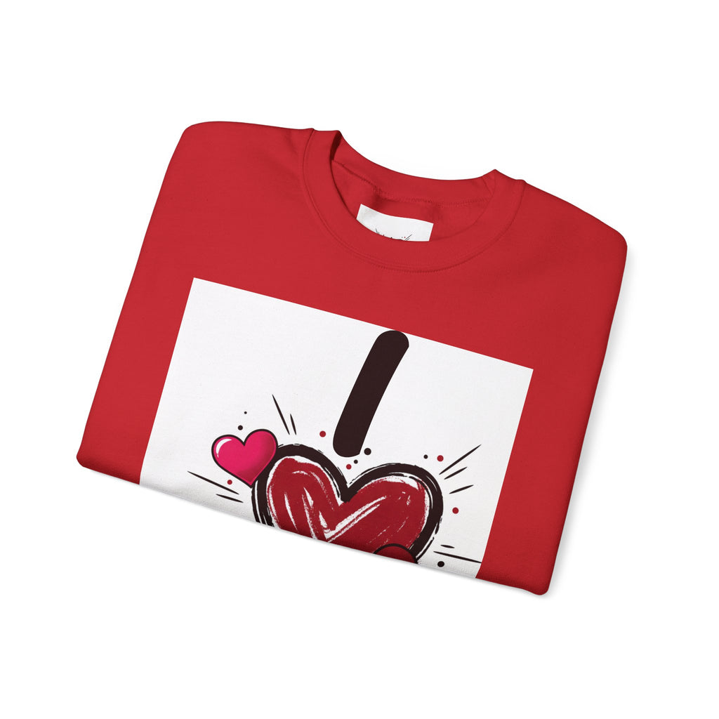 Love Me Heart Crewneck Sweatshirt