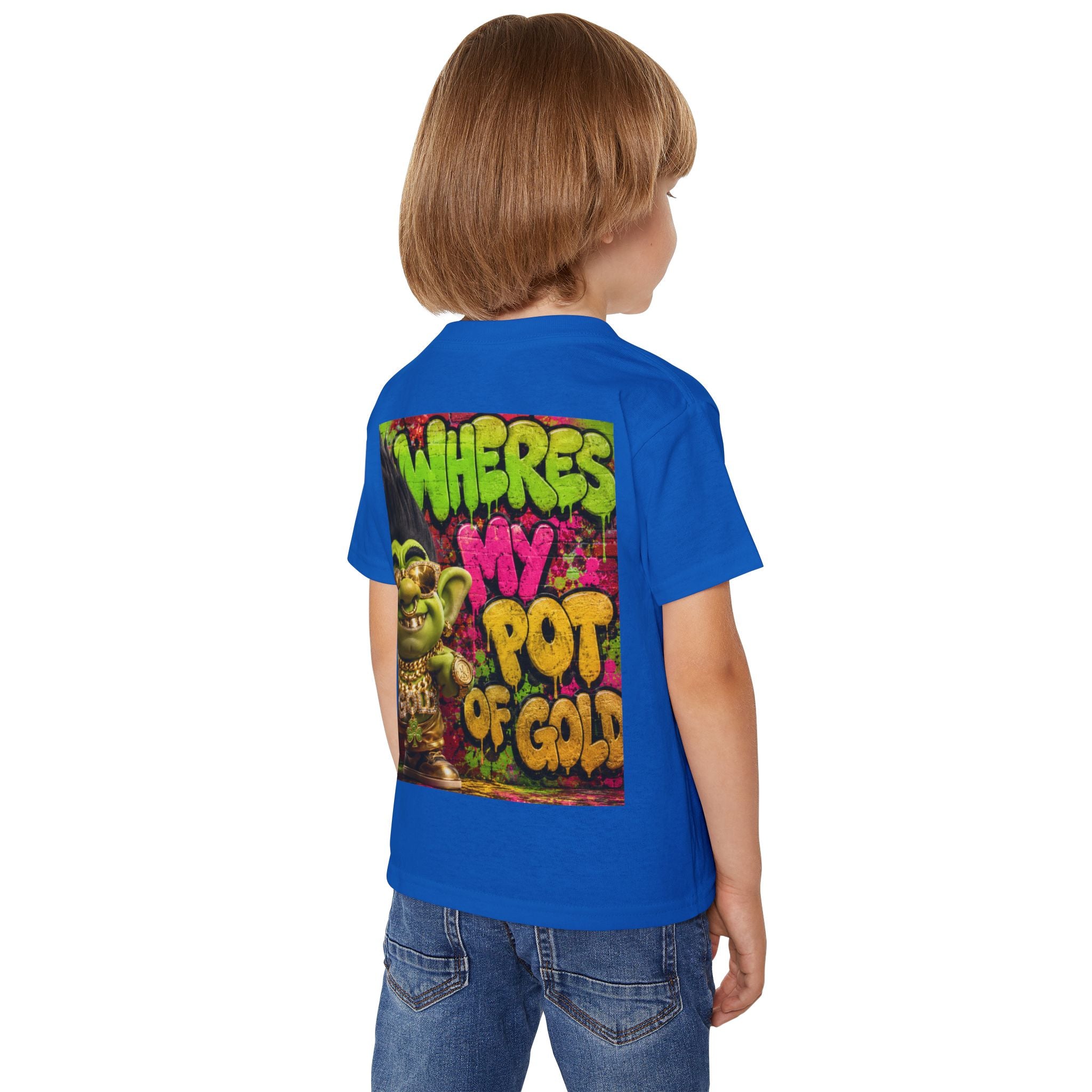 Toddler T-Shirt — "Where's My Pot of Gold" St. Patrick’s Day Troll Tee