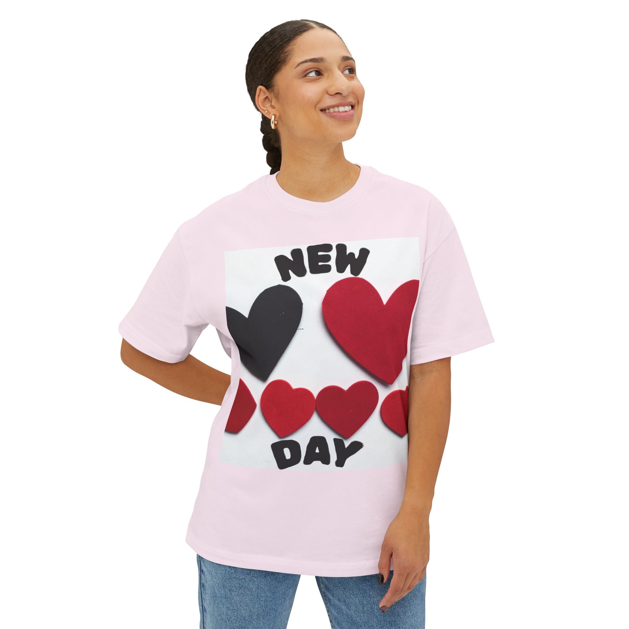 New Me Day Heart Tee