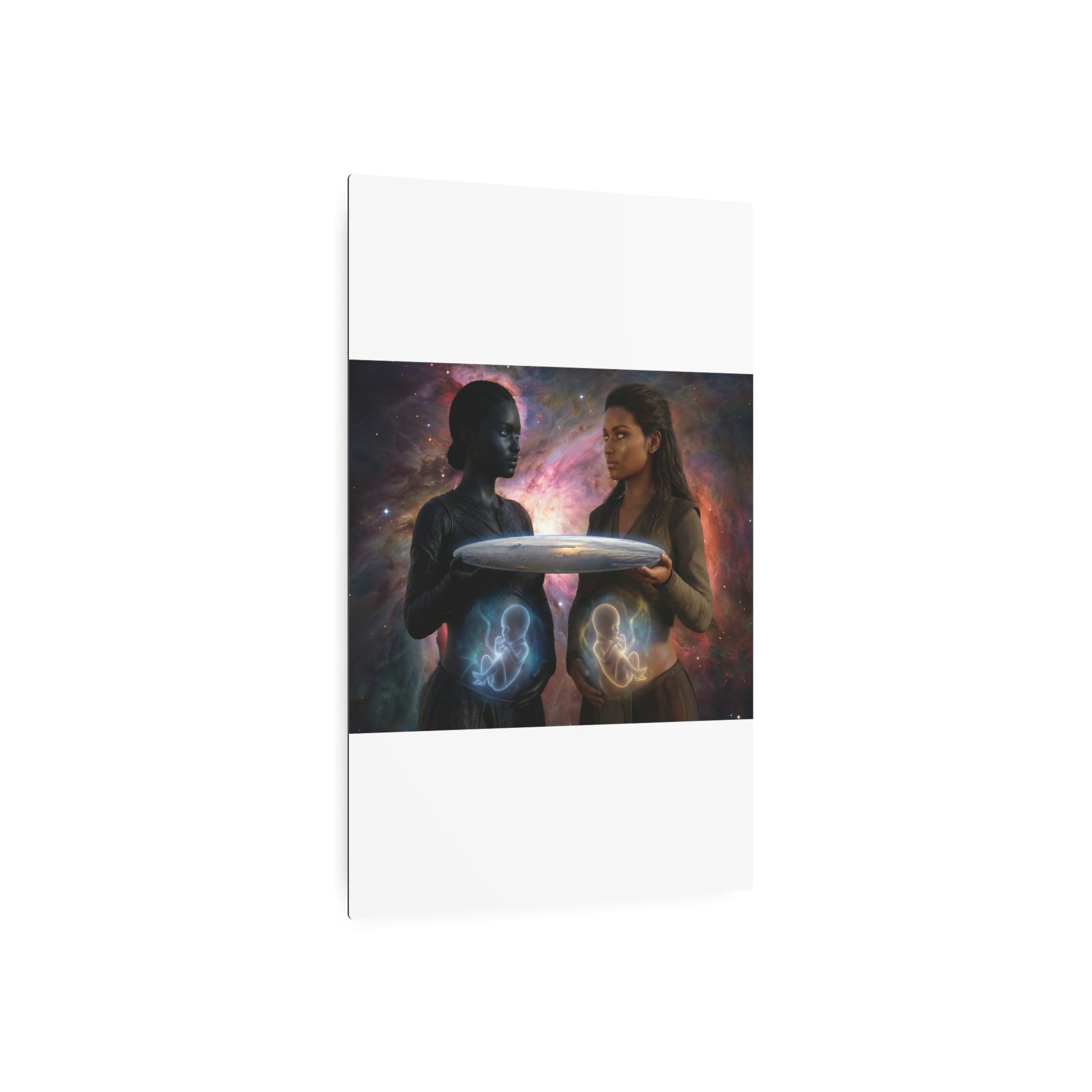 Metal Art Sign — Cosmic Mothers Artwork