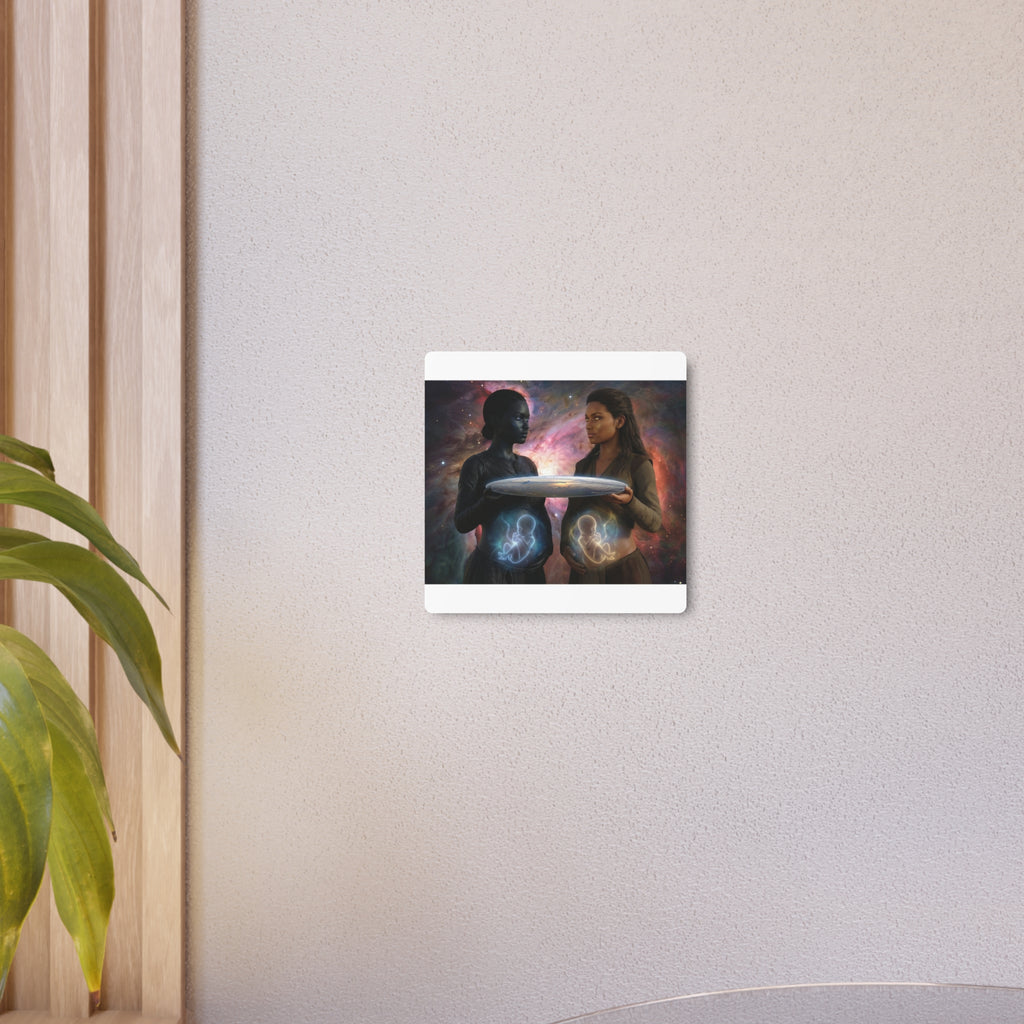 Metal Art Sign — Cosmic Mothers Artwork