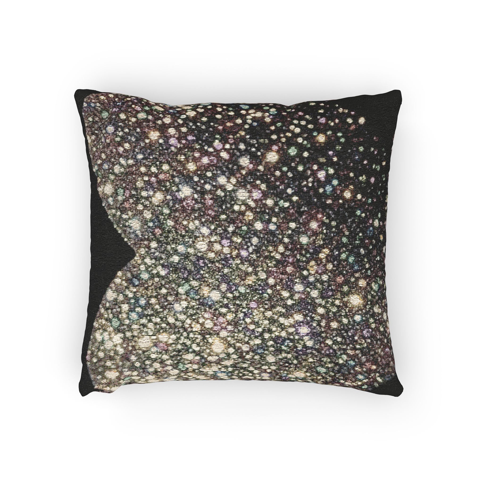 Woven Pillow — Shimmer Mosaic Decorative Throw Pillow